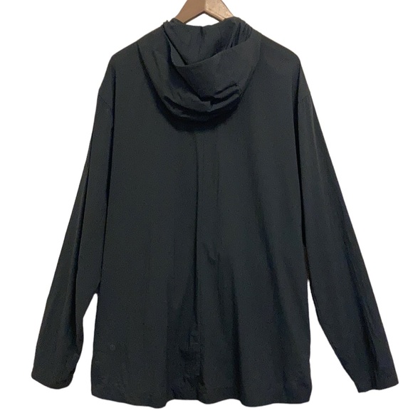 Lululemon Dark Gray Water Repellent Hooded Softshell Half Zip Jacket Size XL - Picture 3 of 12